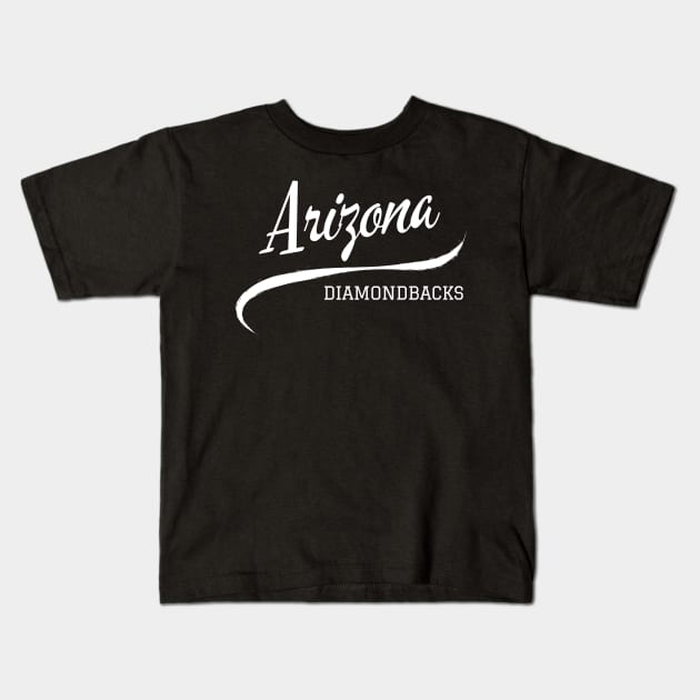 Arizona Diamondbacks Wave Kids T-Shirt by CityTeeDesigns